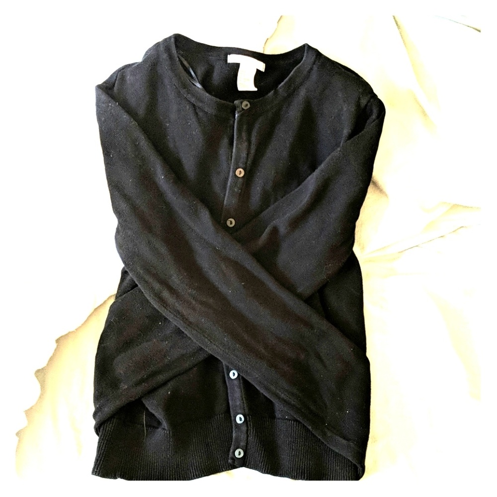 Black H&M Cardigan S
